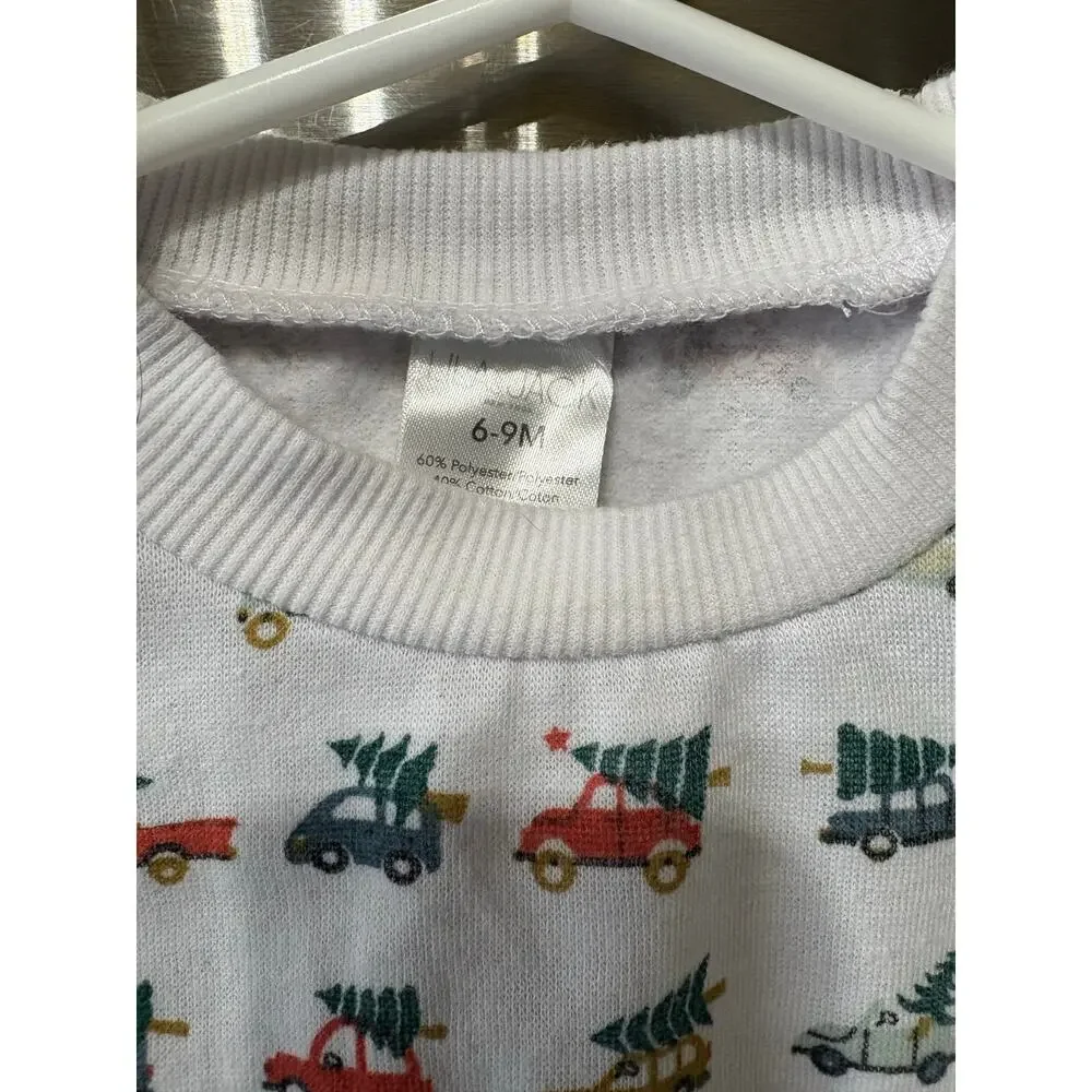 Christmas Tree Truck Sweater Set - Lila & Jack - 6-9mo